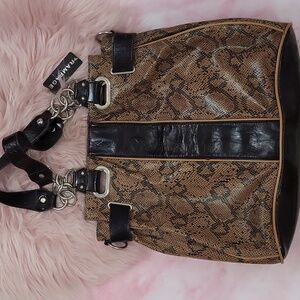 Brand New VINTAGE Y2K RAMPAGE ANIMAL PRINT SHOULDER BAG